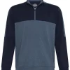 Men Sporte Leisure Jumpers< Thermotec Capitol Mens Pullover - Denim Marle