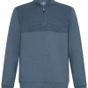 Men Sporte Leisure Jumpers< Thermotec Midtown Mens Pullover - Denim Marle