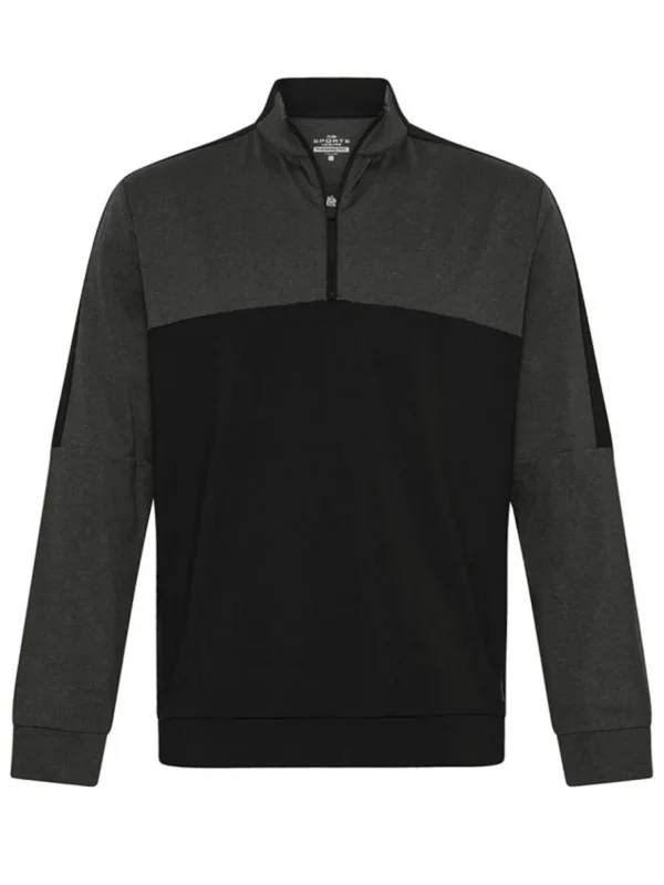 Men Sporte Leisure Jumpers< Thermotec Husk Mens Pullover - Black Marle