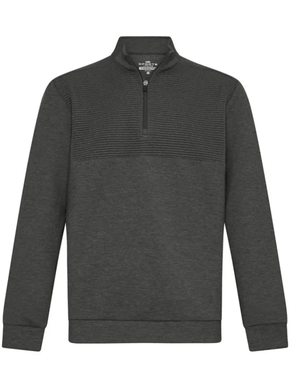 Men Sporte Leisure Jumpers< Thermotec Estate Mens Pullover - Charcoal Marle