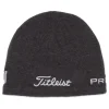 Titleist Beanies & Mitts< Merino Wool Beanie - Charcoal/White