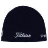 Titleist Beanies & Mitts< Merino Wool Beanie - Navy/White