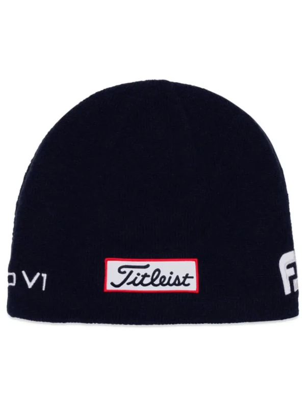 Titleist Beanies & Mitts< Merino Wool Beanie - Navy/White