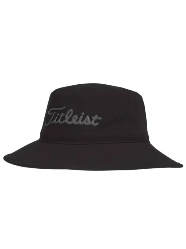 Titleist Hats< Stadry Performance Bucket Hat - Black/Charcoal