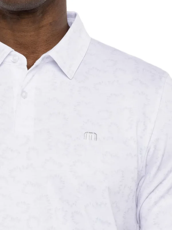 Men Travis Mathew Shirts< Always Chill Polo - White