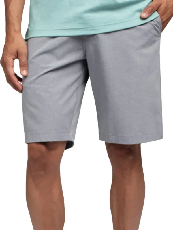 Men Travis Mathew Shorts< Beck Short - Light Grey