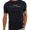 Men Travis Mathew Shirts< Finest Bottle T-Shirt - Black/Blue