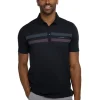 Men Travis Mathew Shirts< Guided Tour Polo - Black