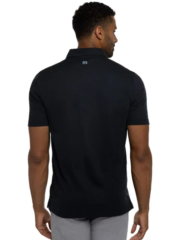 Men Travis Mathew Shirts< Guided Tour Polo - Black