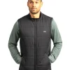 Men Travis Mathew Vests< Interlude Puffer Vest - Black