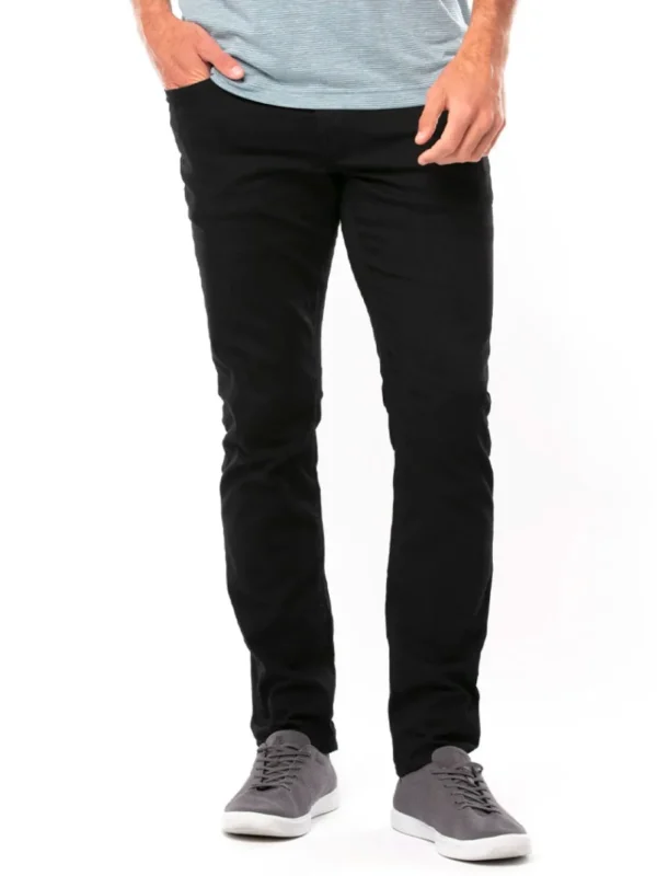 Men Travis Mathew Pants< Legacy Denim Pant - Black