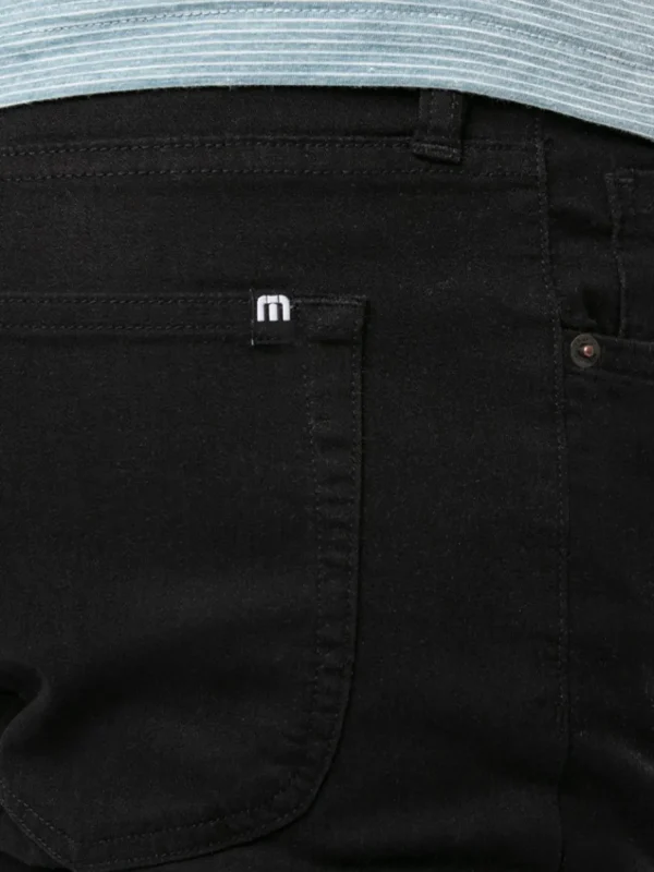 Men Travis Mathew Pants< Legacy Denim Pant - Black