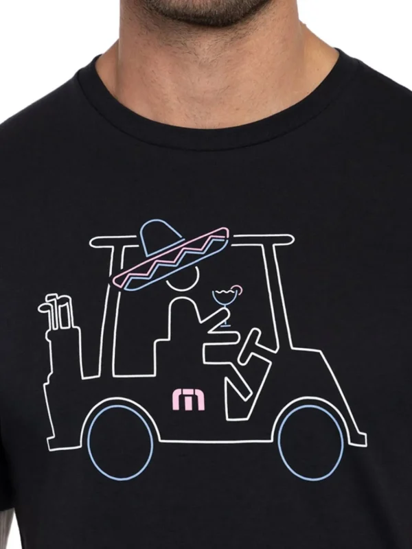 Men Travis Mathew Shirts< Margarita Memories T-Shirt - Black