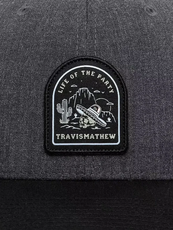 Travis Mathew Caps< Music Of Mexico Cap - Heather Grey Pinstripe