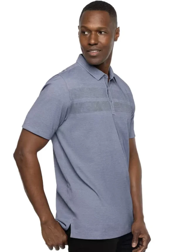 Men Travis Mathew Shirts< One To Remember Polo - Heather Peacoat