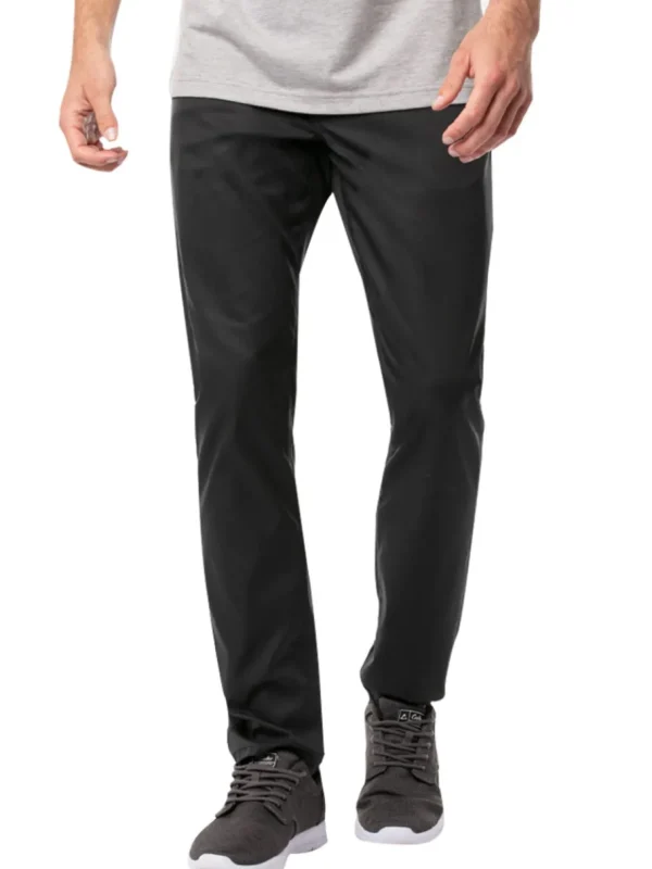 Men Travis Mathew Pants< Open To Close Pant - Black