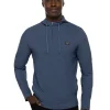 Men Travis Mathew Jumpers< Sip And Savor Hoodie - Heather Peacoat