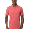 Men Travis Mathew Shirts< The Heater Polo - Heather Scooter