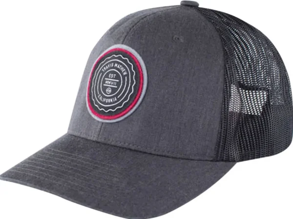 Travis Mathew Caps< The Patch Cap - Heather Grey Pinstripe