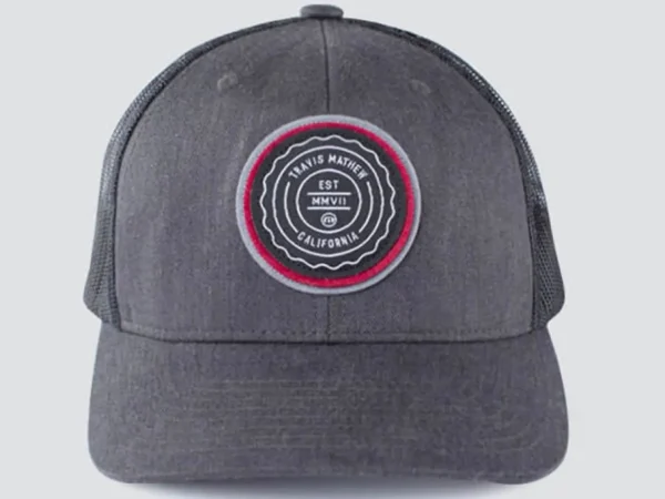 Travis Mathew Caps< The Patch Cap - Heather Grey Pinstripe