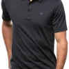 Men Travis Mathew Shirts< The Zinna Polo - Vintage Indigo