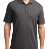 Men Travis Mathew Shirts< The Zinna Polo - Heather Black