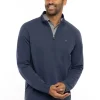 Men Travis Mathew Jumpers< Upgraded 1/4-Zip - Navy