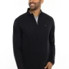 Men Travis Mathew Jumpers< Upgraded 1/4-Zip - Black