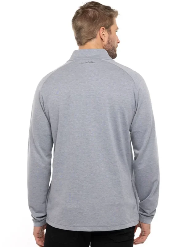 Men Travis Mathew Jumpers< Upgraded 1/4-Zip - Heather Grey