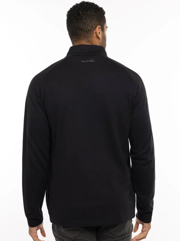 Men Travis Mathew Jumpers< Upgraded 1/4-Zip - Black