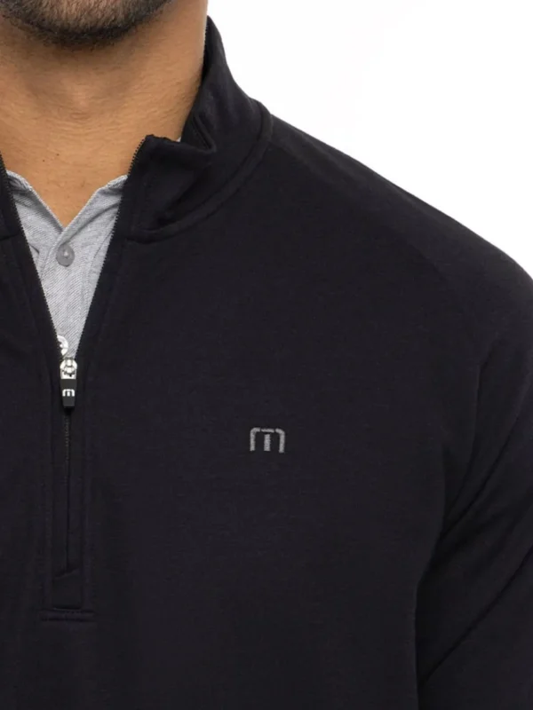 Men Travis Mathew Jumpers< Upgraded 1/4-Zip - Black