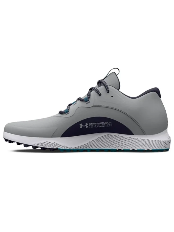 Men Under Armour Mens Golf Shoes< Charged Draw 2 Spikeless Golf Shoes - Mod Grey/Midnight