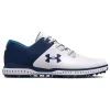 Men Under Armour Mens Golf Shoes< Charged Medal Rst Wide (E) Golf Shoes - White/Academy