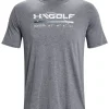 Men Under Armour Shirts< Golf Swing Bar Ss Tee - Downpour Grey/Gravel