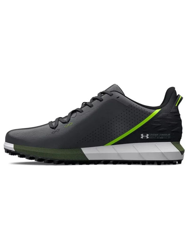 Men Under Armour Mens Golf Shoes< Hovr Drive Spikeless Wide (E) Golf Shoes - Black/Halo Grey