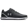 Men Under Armour Mens Golf Shoes< Hovr Fade 2 Spikeless Wide (2E) Golf Shoes - Black/Metallic Silver