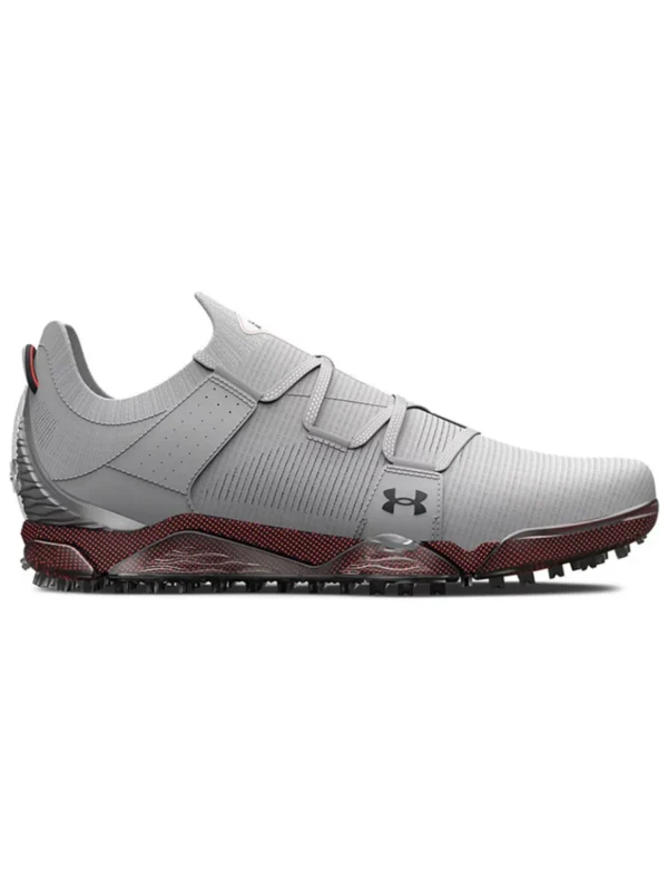 Men Under Armour Mens Golf Shoes< Hovr Tour Spikeless Wide Golf Shoes - Halo Grey/After Burn