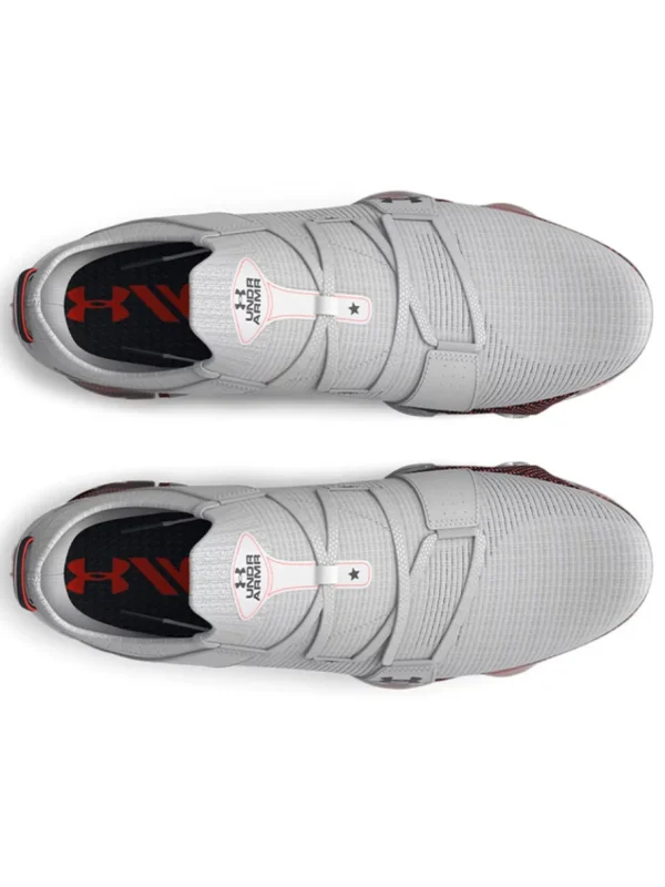 Men Under Armour Mens Golf Shoes< Hovr Tour Spikeless Wide Golf Shoes - Halo Grey/After Burn