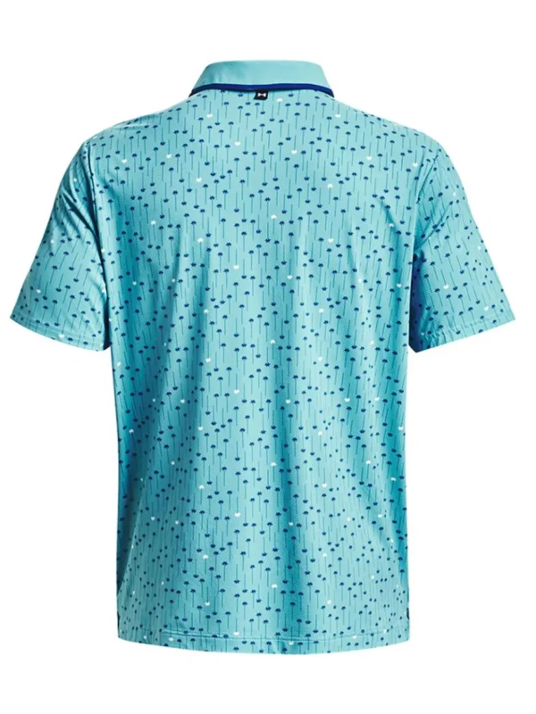 Men Under Armour Shirts< Iso-Chill Edge Polo - Glacier Blue/Blue Mirage