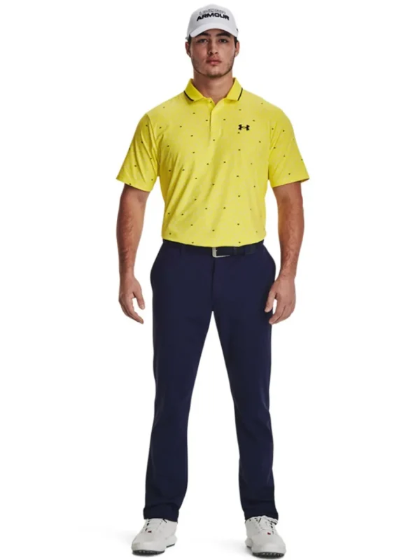 Men Under Armour Shirts< Iso-Chill Edge Polo - Starfruit/White