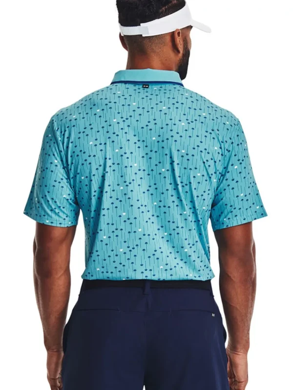 Men Under Armour Shirts< Iso-Chill Edge Polo - Glacier Blue/Blue Mirage