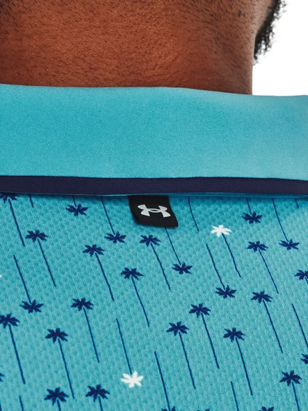 Men Under Armour Shirts< Iso-Chill Edge Polo - Glacier Blue/Blue Mirage