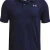 Kids Under Armour Shirts< Jr Boys Performance Polo - Midnight Navy