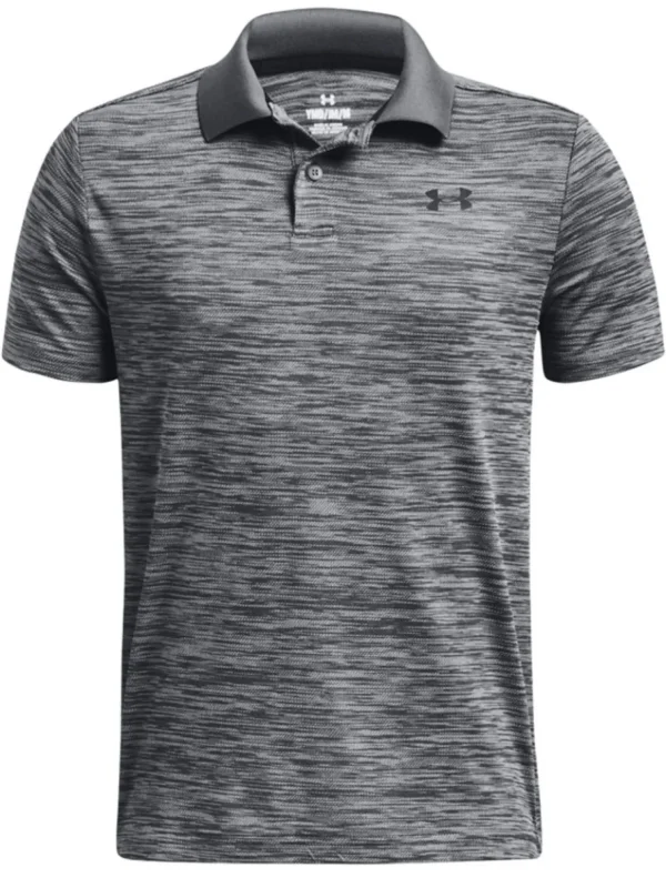 Kids Under Armour Shirts< Jr Boys Performance Polo - Pitch Grey