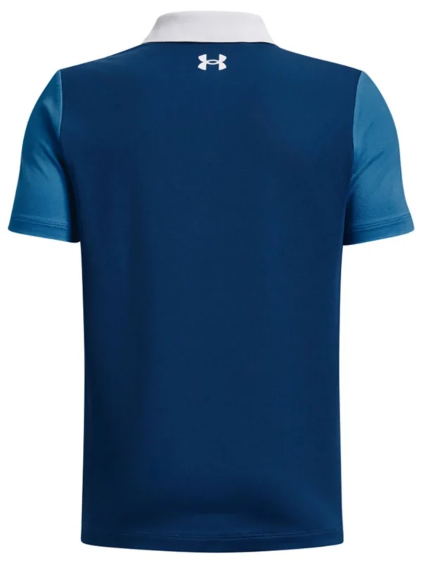 Kids Under Armour Shirts< Jr Boys Performance Colour Block Polo - Blue