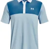 Men Under Armour Shirts< Performance 3.0 Colourblock Polo - Blizzard/Cosmic Blue