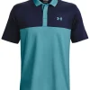 Men Under Armour Shirts< Performance 3.0 Colourblock Polo - Glacier Blue/Midnight Navy