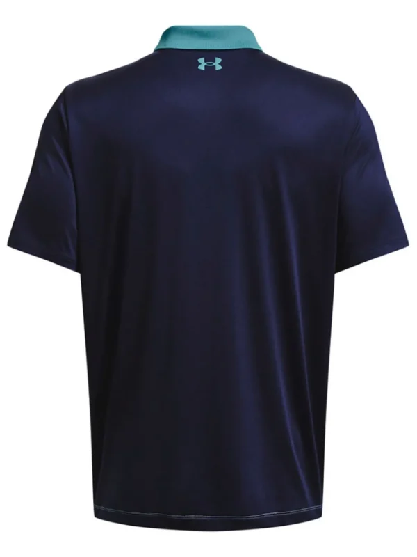 Men Under Armour Shirts< Performance 3.0 Colourblock Polo - Glacier Blue/Midnight Navy