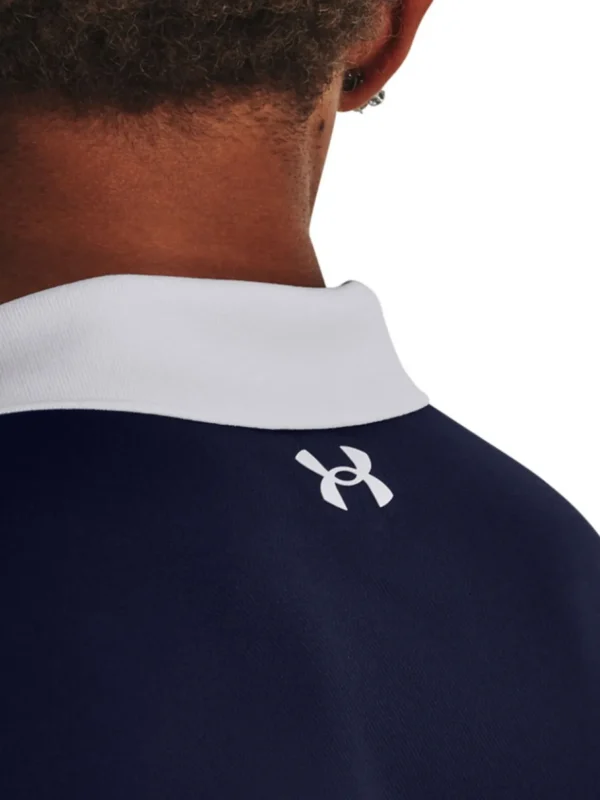 Men Under Armour Shirts< Performance 3.0 Colourblock Polo - Venom Red/Midnight Navy