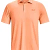 Men Under Armour Shirts< Playoff 3.0 Printed Polo - Orange Tropic/Orange Blast